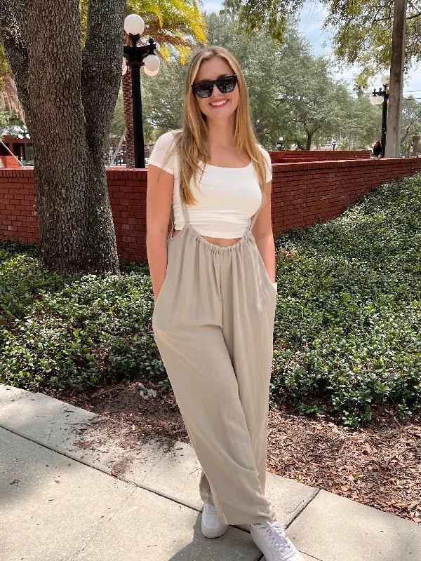 Flash Deal ALEXIS JUMPSUIT IN LIGHT OLIVE