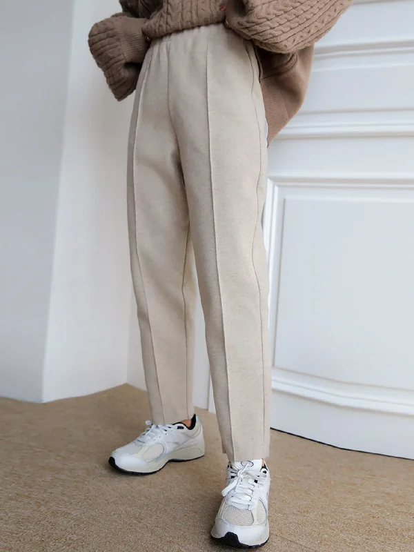 Clearance Event Casual Plain High Waist Long Women Pants
