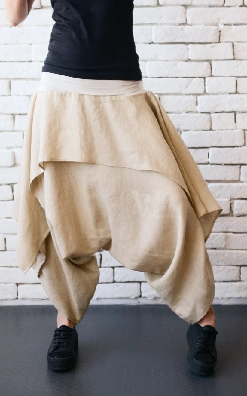 Discount Mania Linen Harem Pants