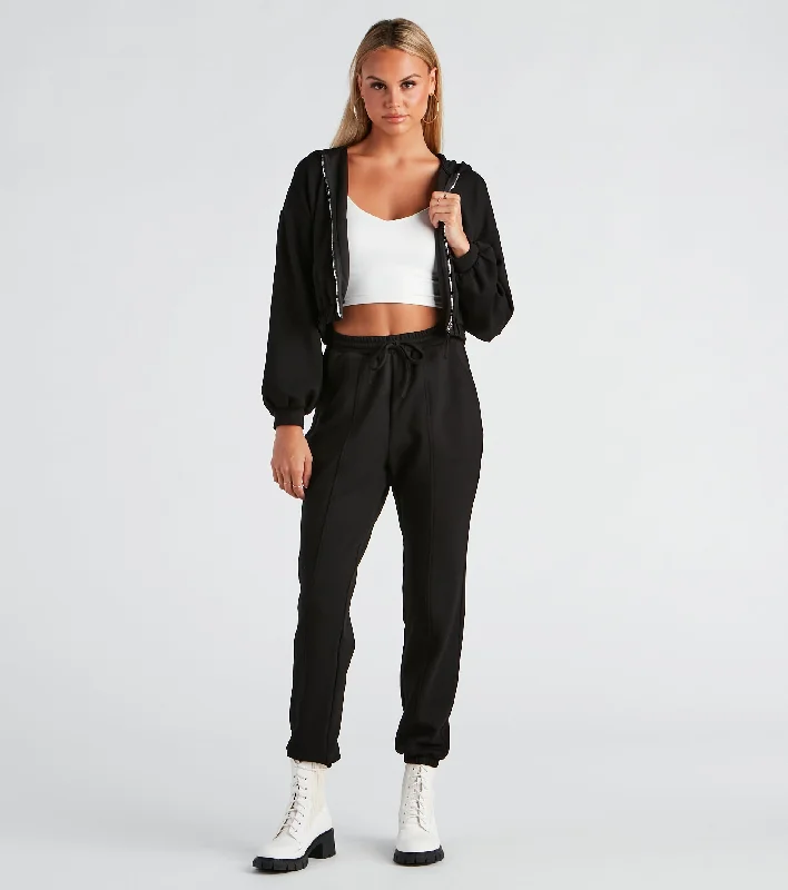 Weekend Savings Extravaganza Trendsetting Babe High Waist Joggers