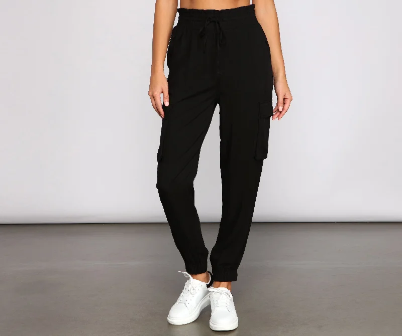 Weekend Deal Trendy Moment Cargo Joggers