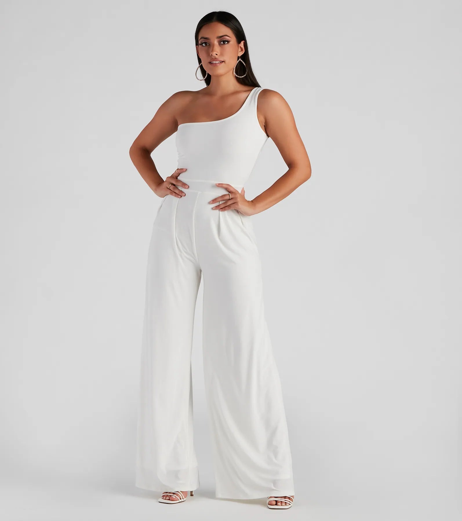 Take Advantage Like Minded One Shoulder Jumpsuit