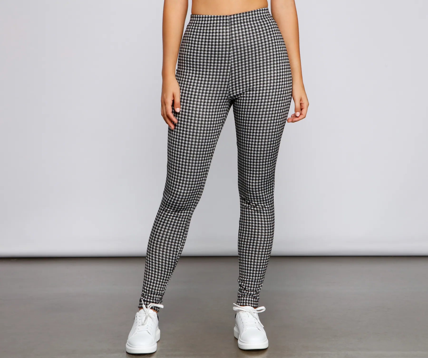 Big Deal High Waist Plaid Leggings