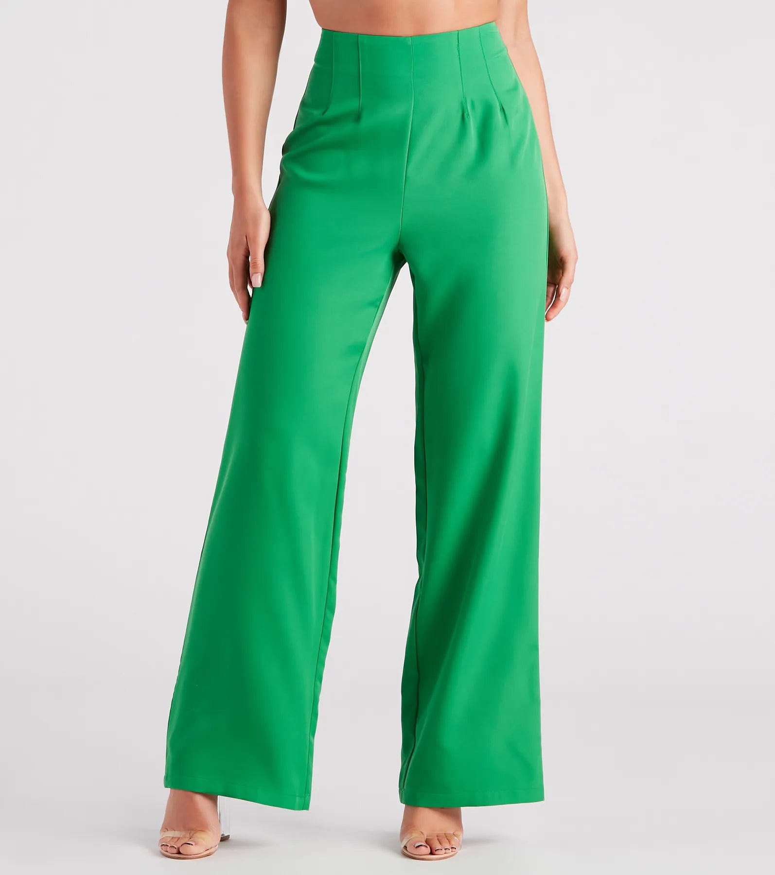 Weekend Deals That Excite She Means Business Wide-Leg Pants