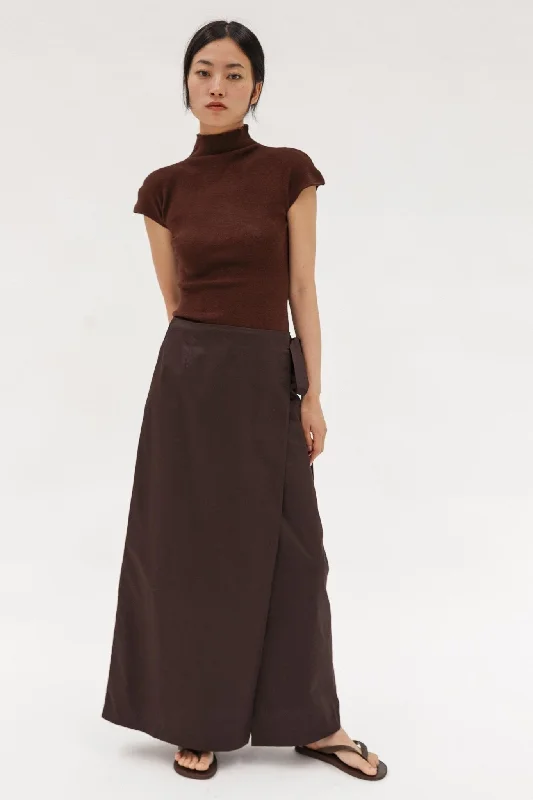 Exclusive Offers Gia Cotton Wrap Skirt