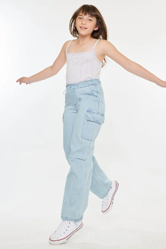 Midnight Madness Inez High Rise Kids Relaxed Cargo Pants