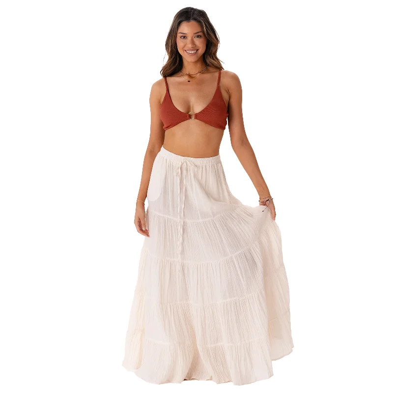 Weekend Offers That Shine Cream Shipwrecked Maxi Skirt