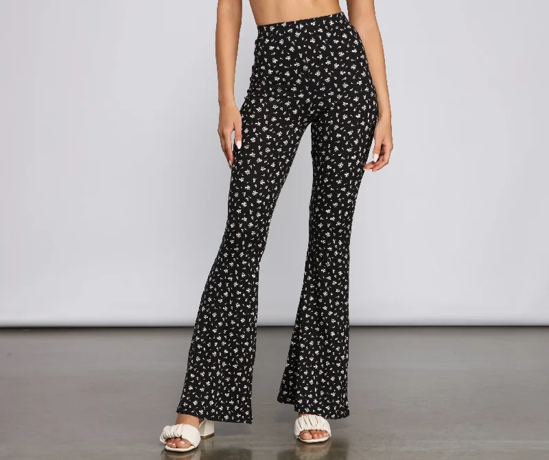 Lowest Price Fab And Fresh Floral Flared Pants