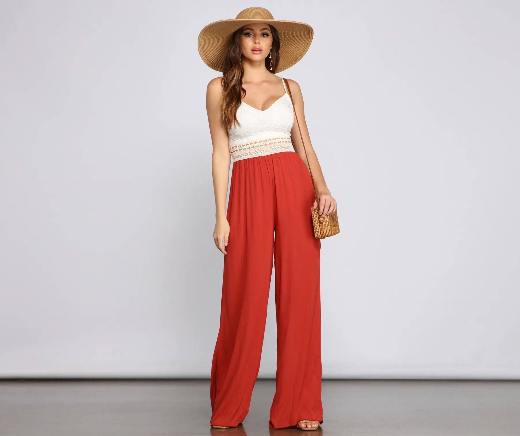 Weekend Savings Fiesta Breezy Boho Vibes Jumpsuit