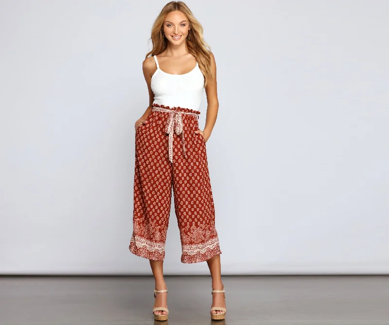 Weekend Deals to Make You Smile Carefree Glamour Bohemian Paisley Jumpsuit