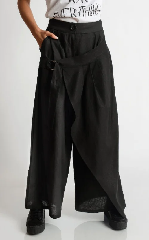 One-Day Only Long Loose Linen Pants