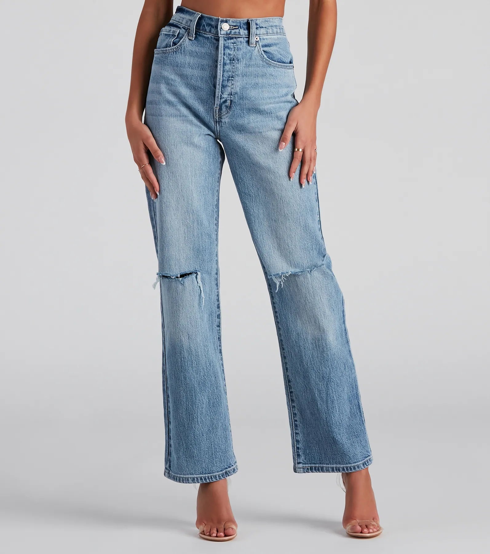 Bargain Alert Got The Blues High Rise Boyfriend Jeans