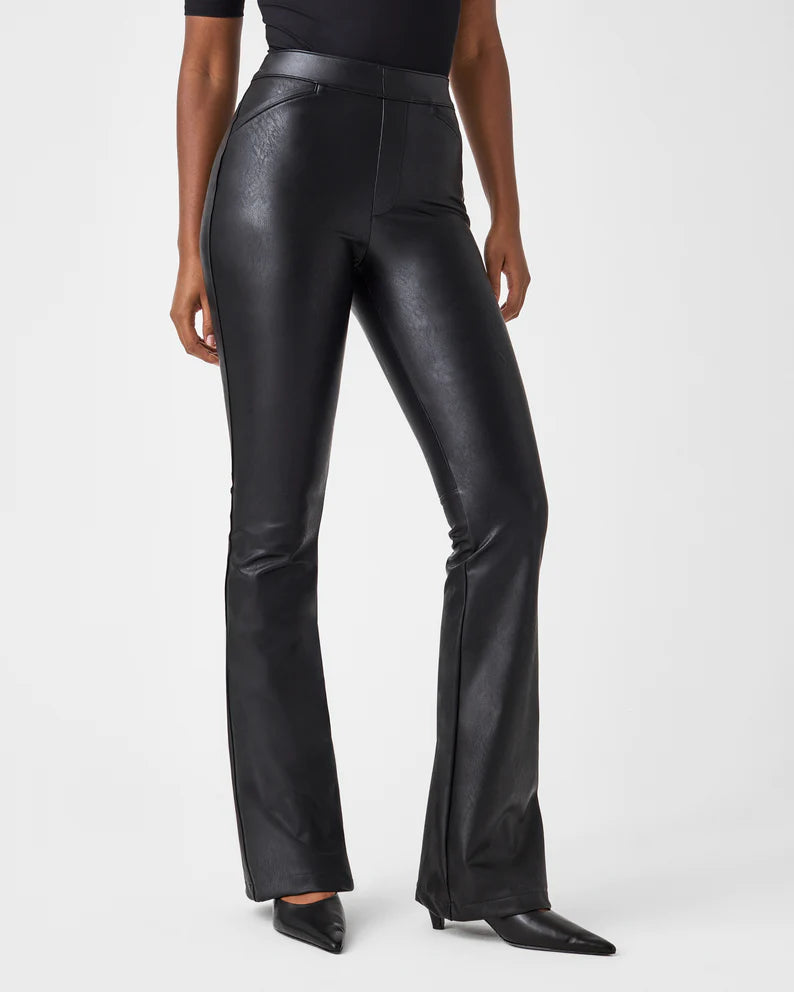 Special Discount Spanx Leather Like Flare Pant