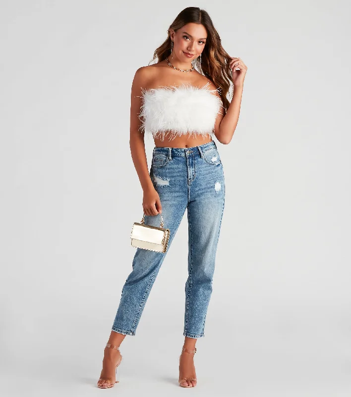Bargain Prices Ella High-Rise Mom Jeans By Windsor Denim