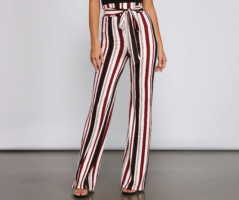 Weekend Bargains to Snag Striped And Stylish Tie-Waist Pants