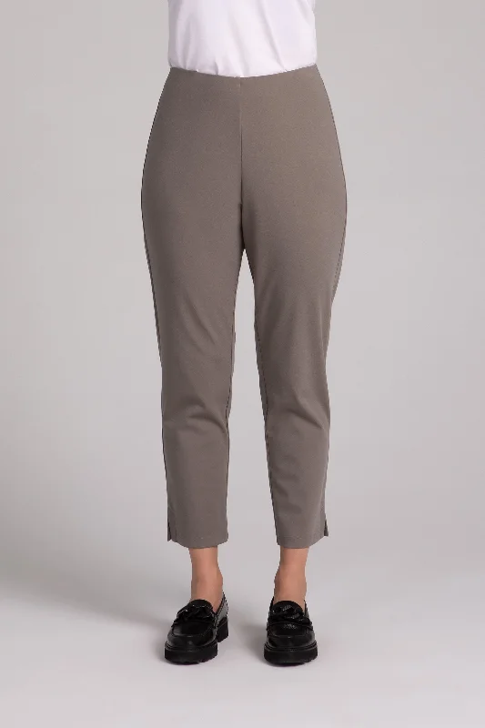 Clearance Event Ponte Narrow Ankle Pant | Taupe