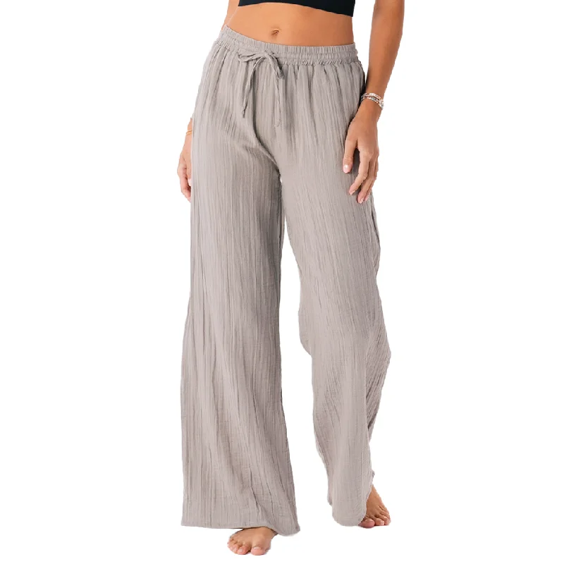 Weekend Discounts You Deserve Stone Cotton Cabana Pants