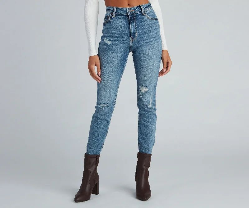 Get It Before It’s Gone Casual Vibes High-Rise Skinny Jeans