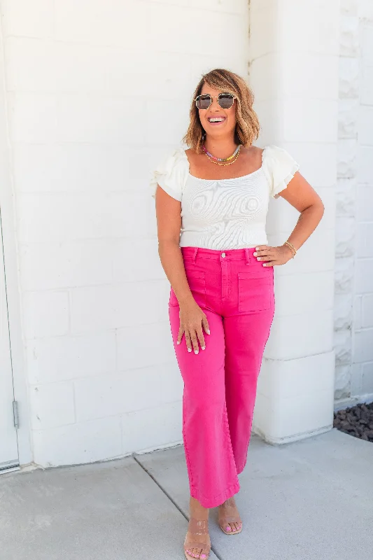 Shop Now The Sunnie High Rise Crop Jeans
