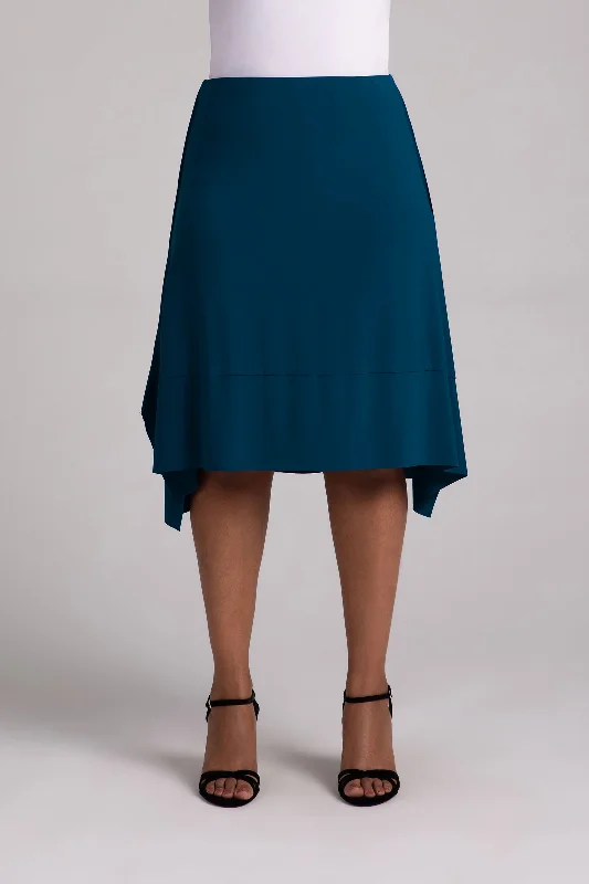Amazing Deals Flounce Knee Grazer Skirt | Atlantis