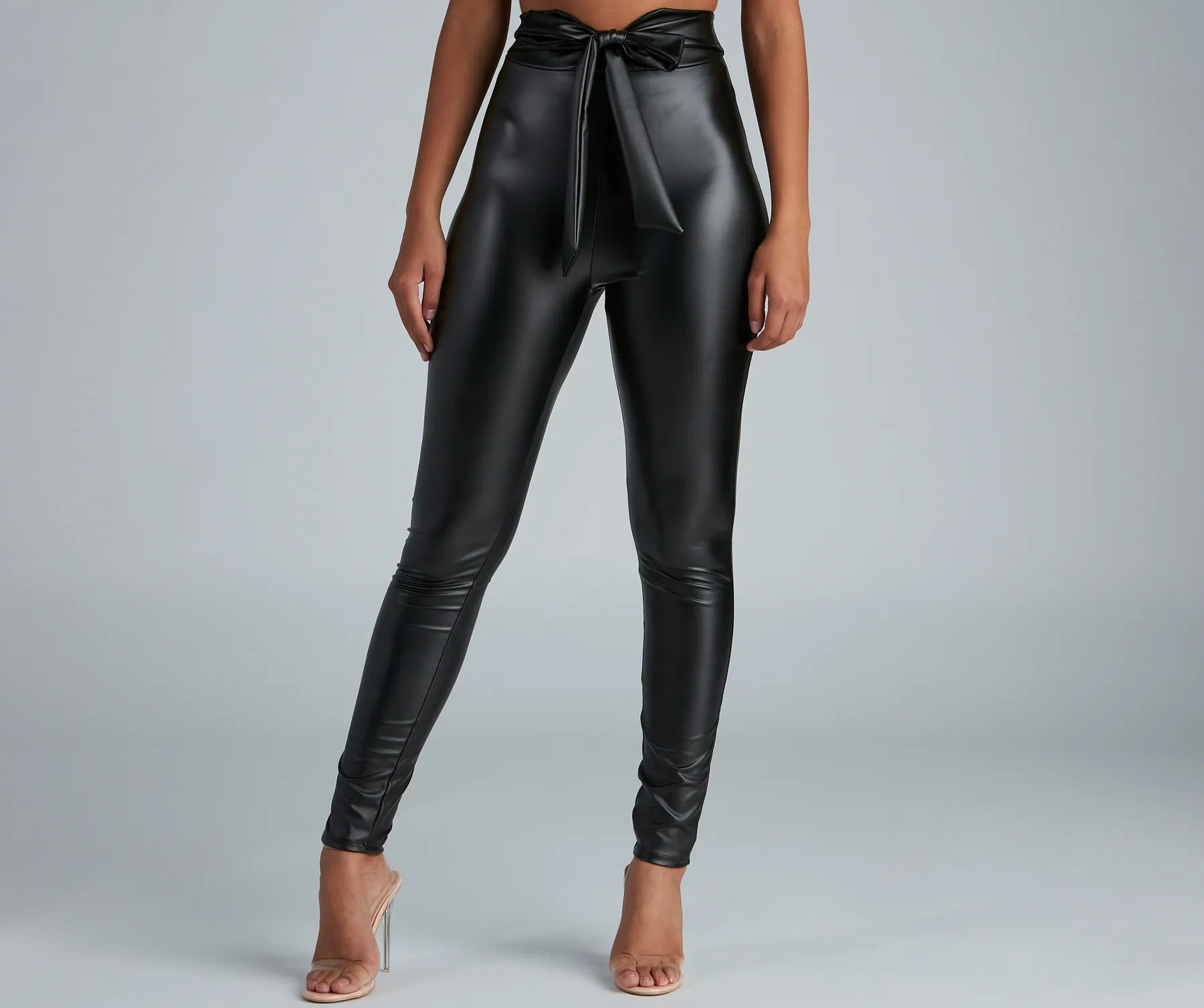 Lowest Price Chic And Dressy Vibes Faux Leather Pants