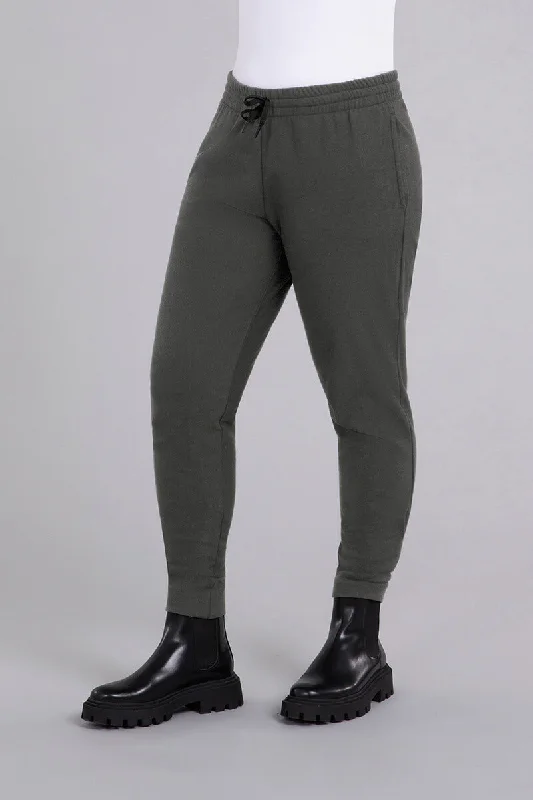 Exclusive Deal Bamboo Fleece Pleat Hem Jogger | Raven