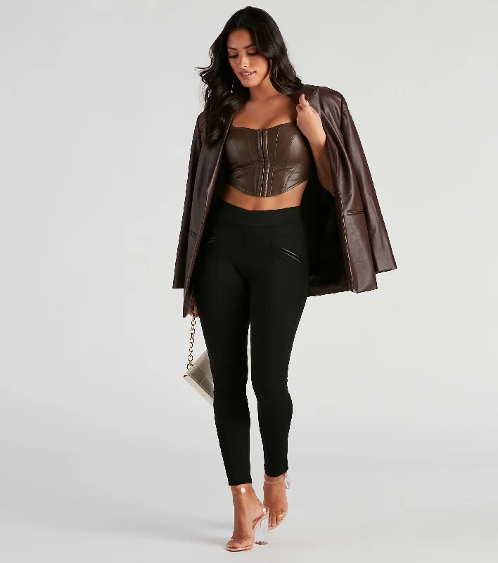 Fantastic Offers Cute For Cocktails Ponte Leggings