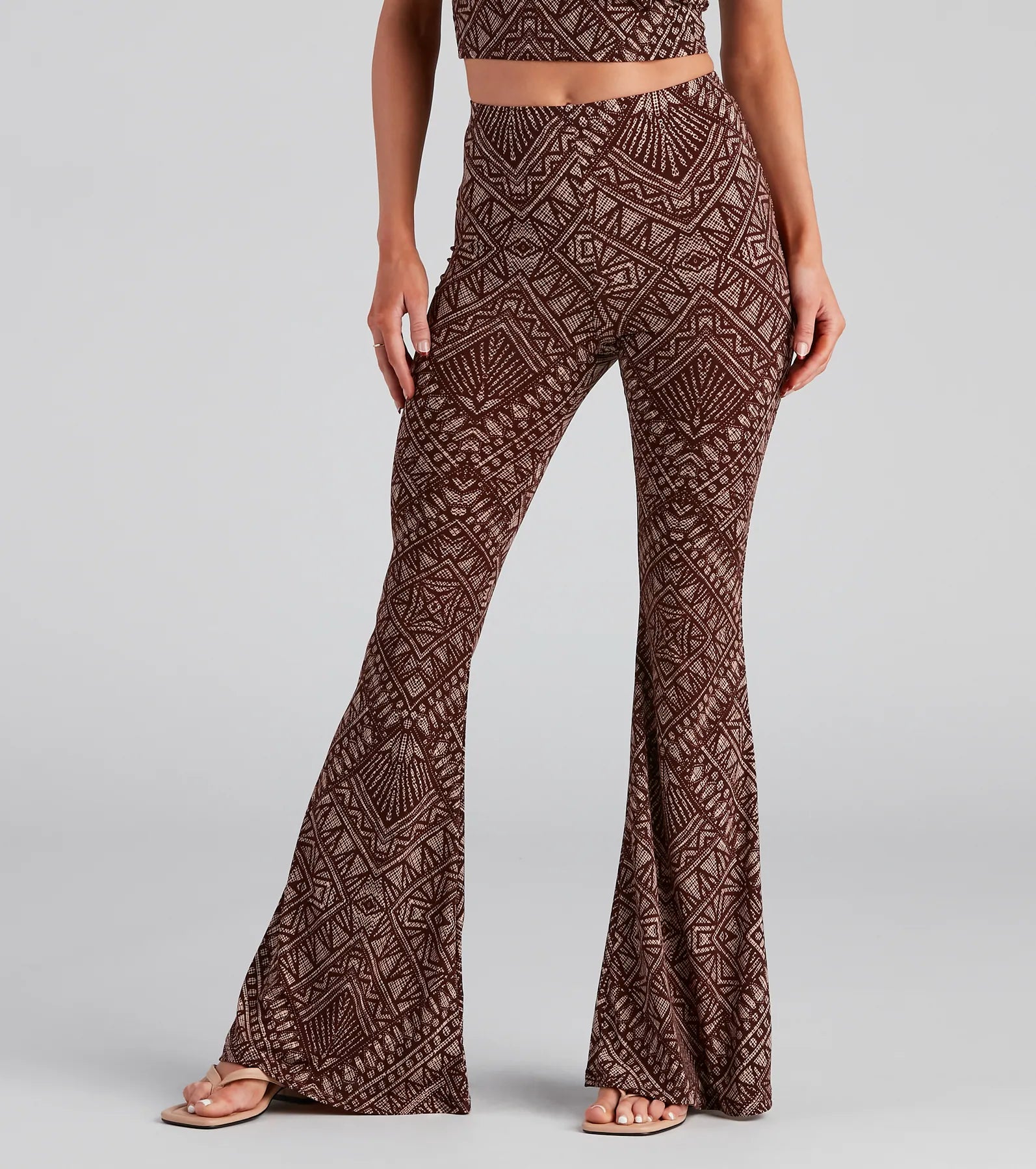 Savings Galore Desert Queen Boho Flare Pants
