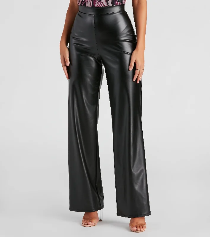 The Best Prices Totally Fab Faux Leather Pants