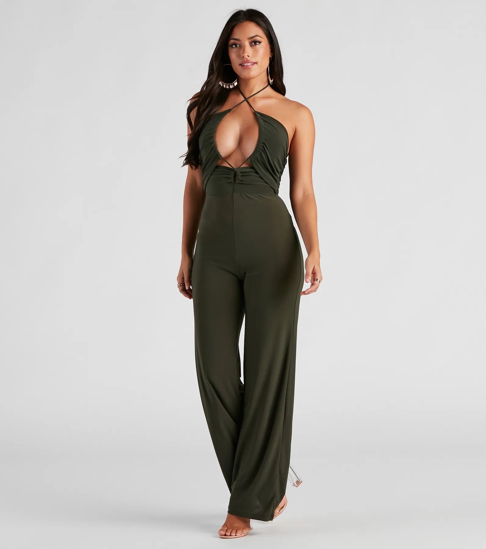 Weekend Offers That Shine Feeling Flawless Halter Jumpsuit