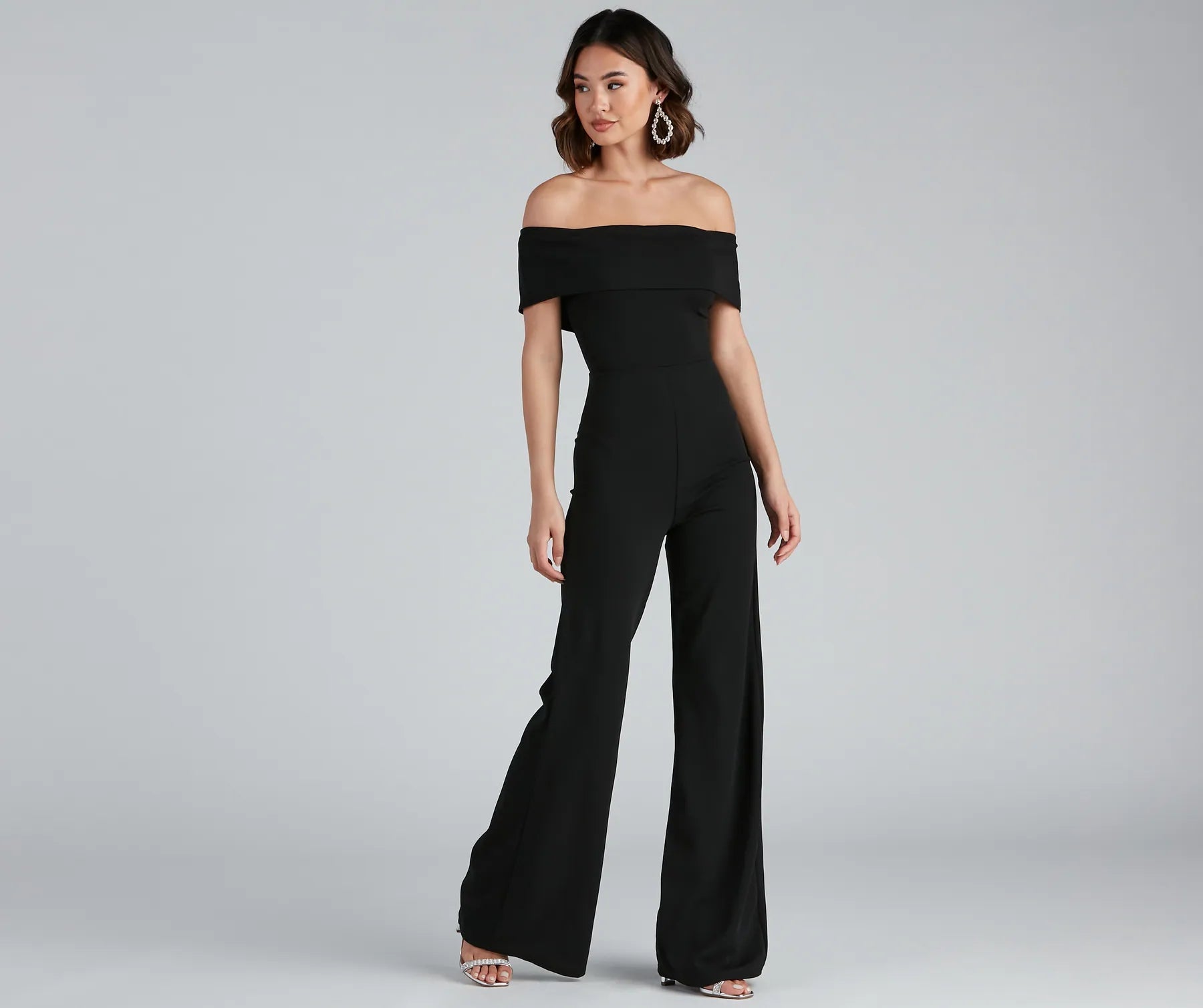 Savings Soar This Weekend Iconic Glam Wide Leg Jumpsuit