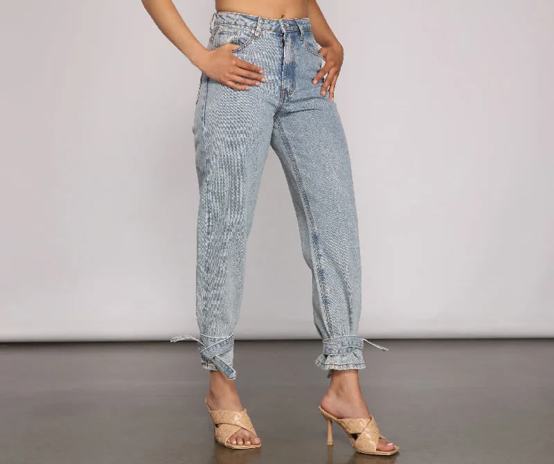 Exclusive Deal Thinking About You High-Rise Boyfriend Jeans