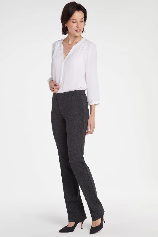 Deal Zone Slim Trouser Pants In Petite - Charcoal Heathered