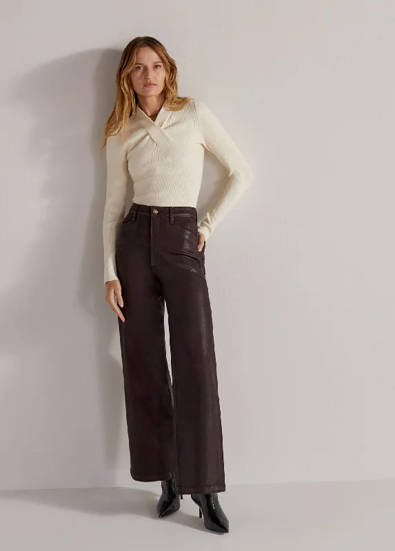 Weekend Discounts to Delight THE MISCHA SUPER HIGH RISE WIDE LEG ANKLE