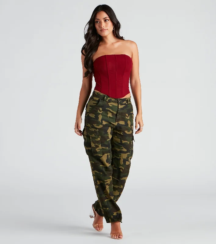 Now or Never Ten-Hut Camouflage Cargo Pants