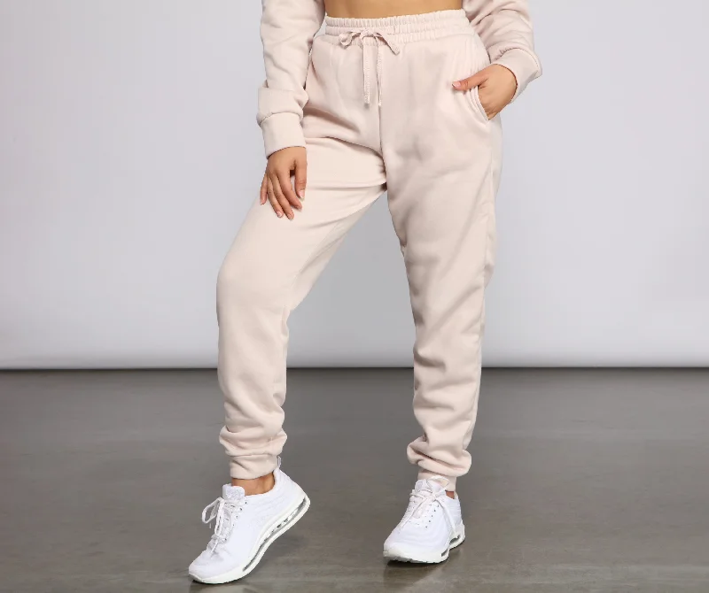 Weekend Savings Sensation Back To Basics High Waist Joggers