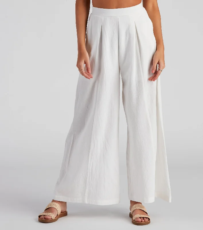 Sale Event Get Together Pleat Wide-Leg Pants