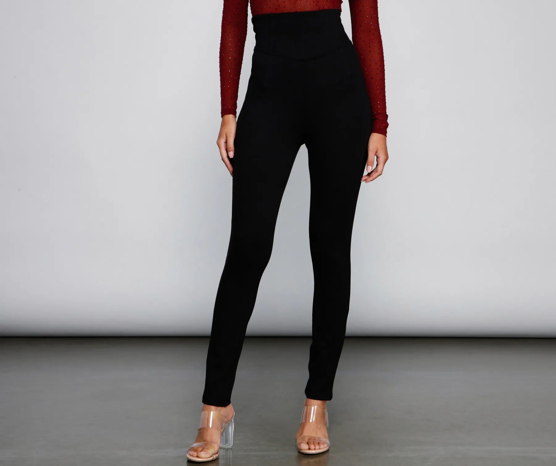 Special Buy Classic High Waist Ponte Knit Leggings