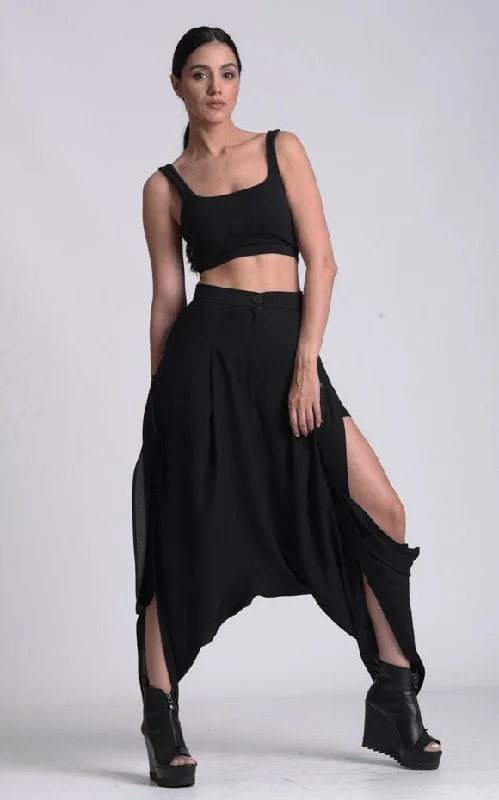 Midnight Sale Extravagant Drop-Crotch Pants