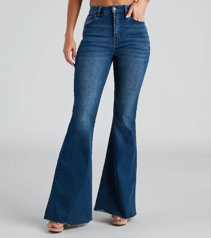 Weekend Savings Spectacular Bri High Rise Flare Jeans By Windsor Denim