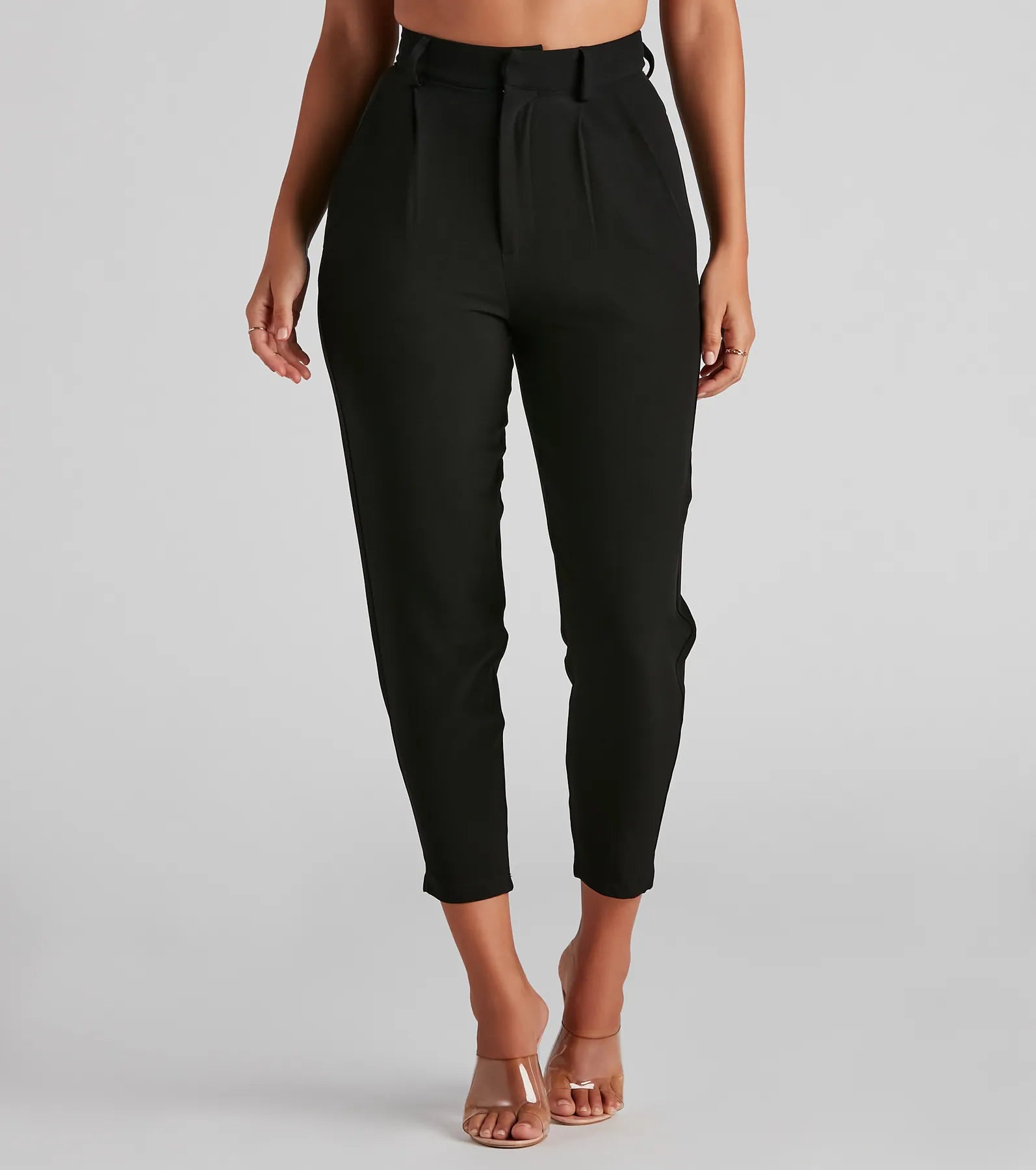 Super Sale Feeling Poised Woven Trousers