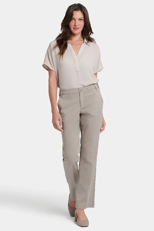 Don't Miss Out Barbara Bootcut Trouser Pants - Saddlewood