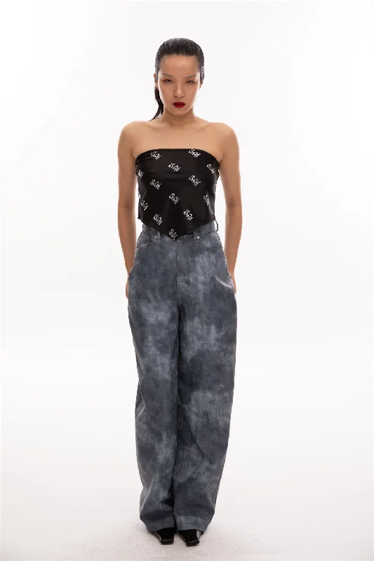 Weekend Savings Extravaganza relaxed pant in washed leather