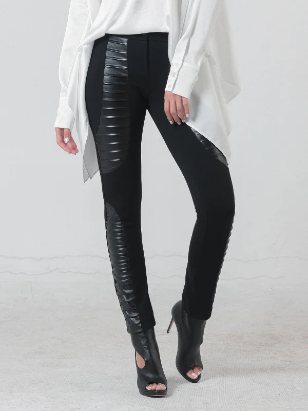 Online Only Extravagant Pants with Leather