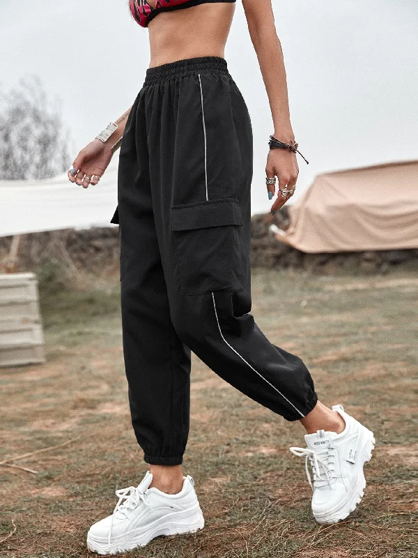 Time-Limited Offer Casual Tape Natural Cropped Women Pants