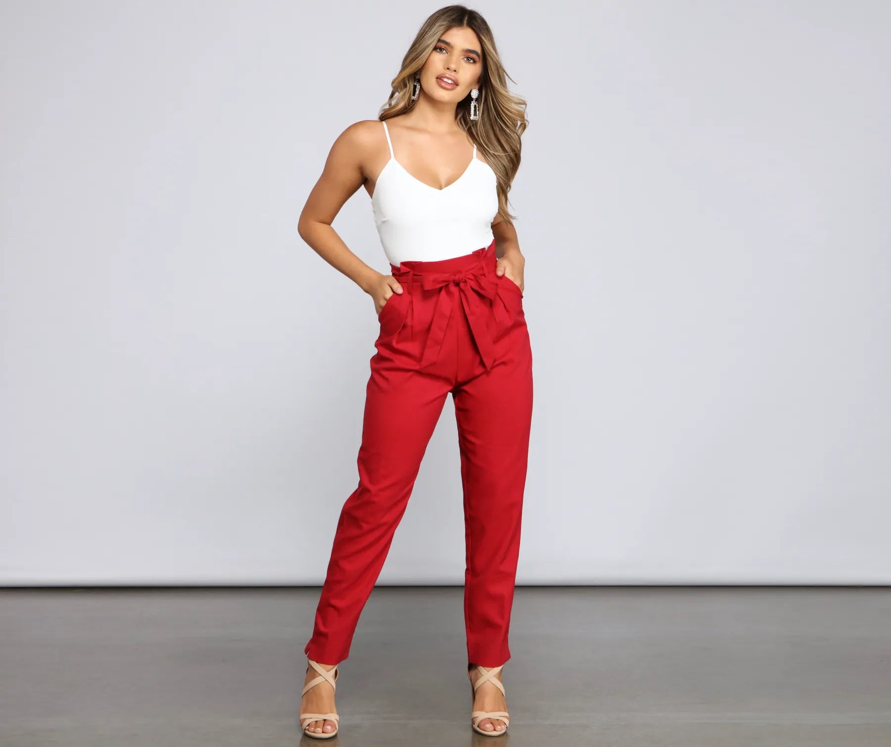 Hot Buy Effortlessly Stylish Tie-Waist Jumpsuit