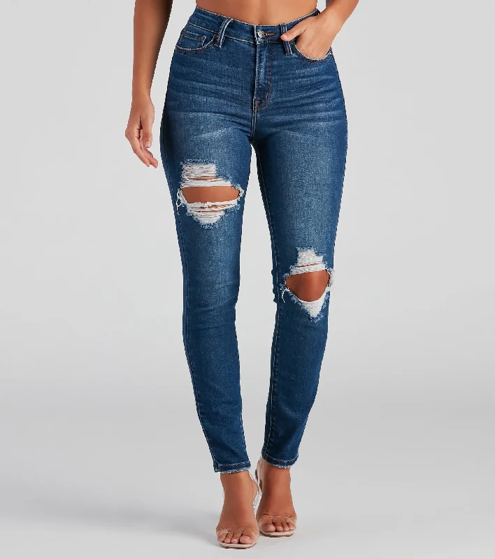 Weekend Savings Fiesta Taylor High-Rise Skinny Ankle Jeans by Windsor Denim