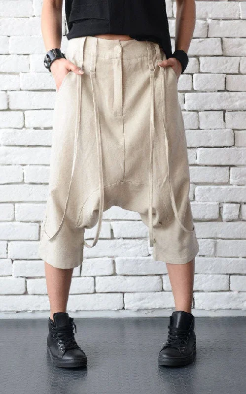 Can't Miss Drop Crotch Linen Pants