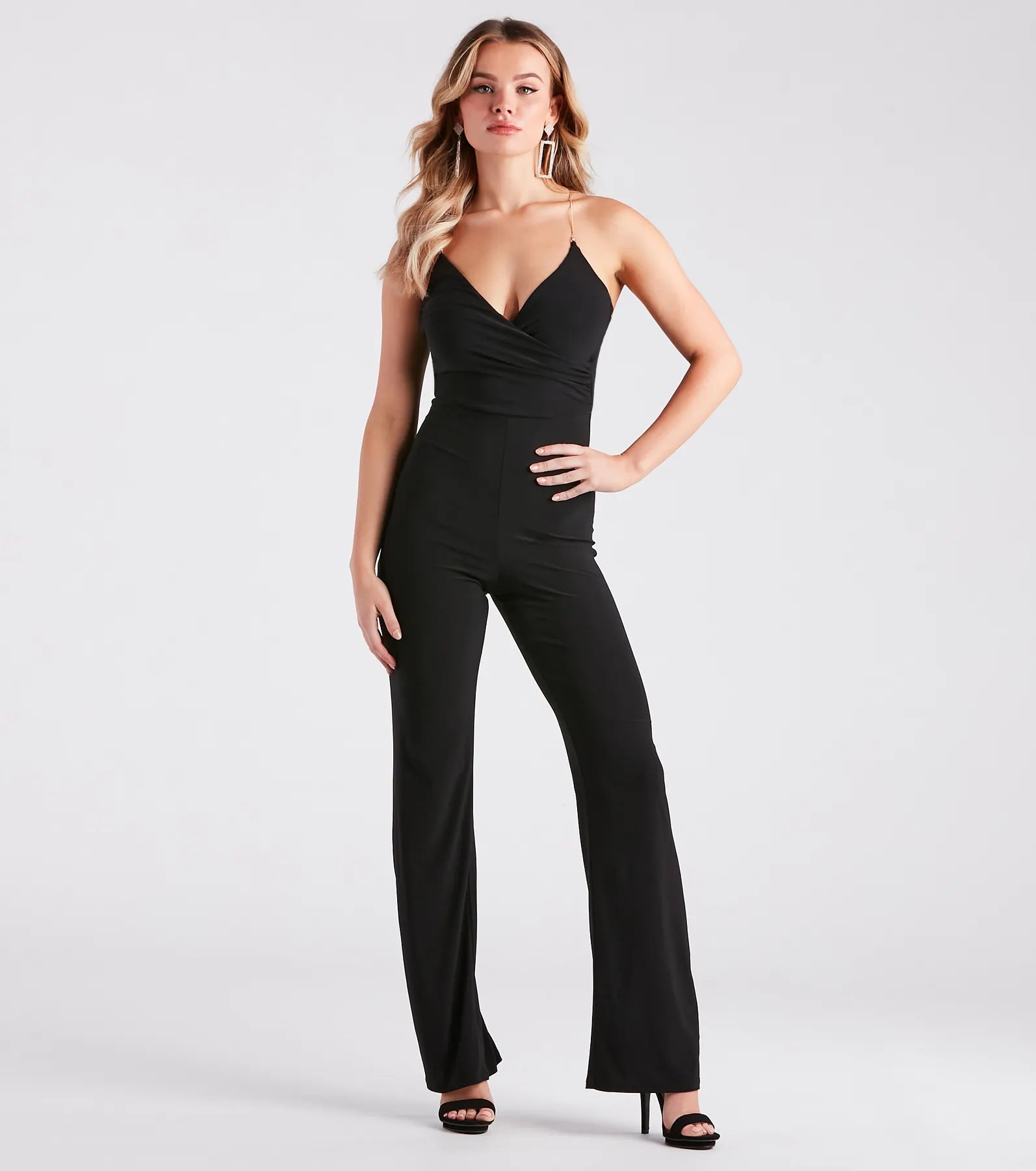 Discount Mania Sultry Night Out Vibes Backless Jumpsuit