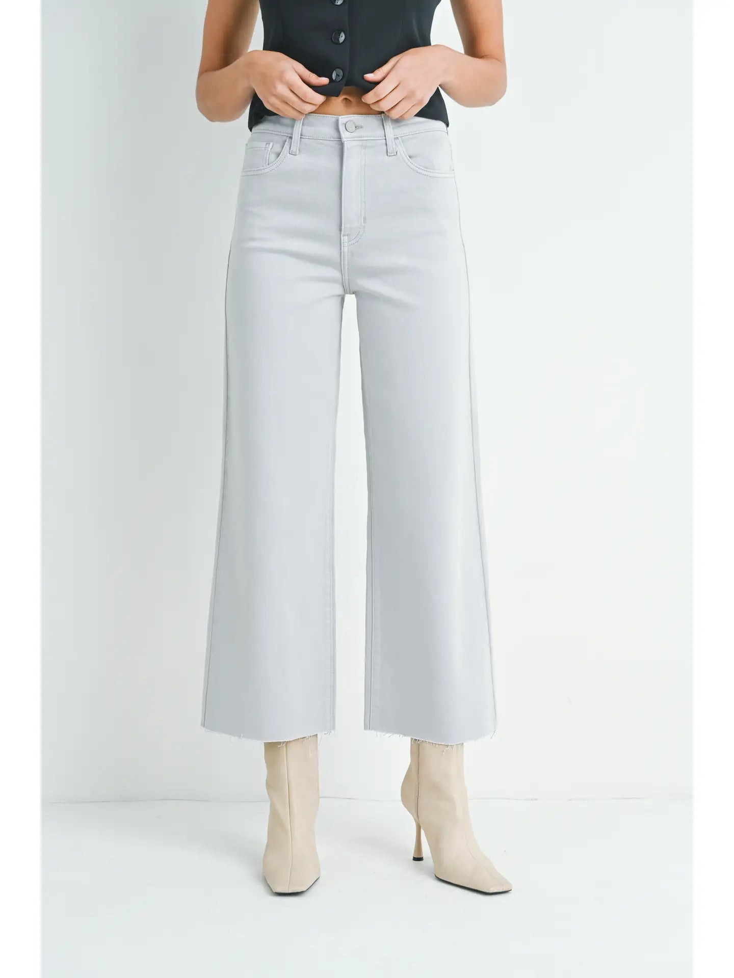 Exclusive Deal Just Black Scissor Cut Jeans